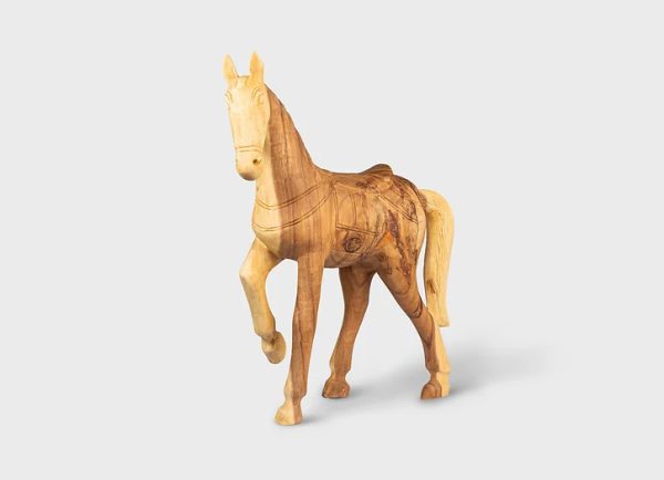 פסל סוס - עץ מלא 2