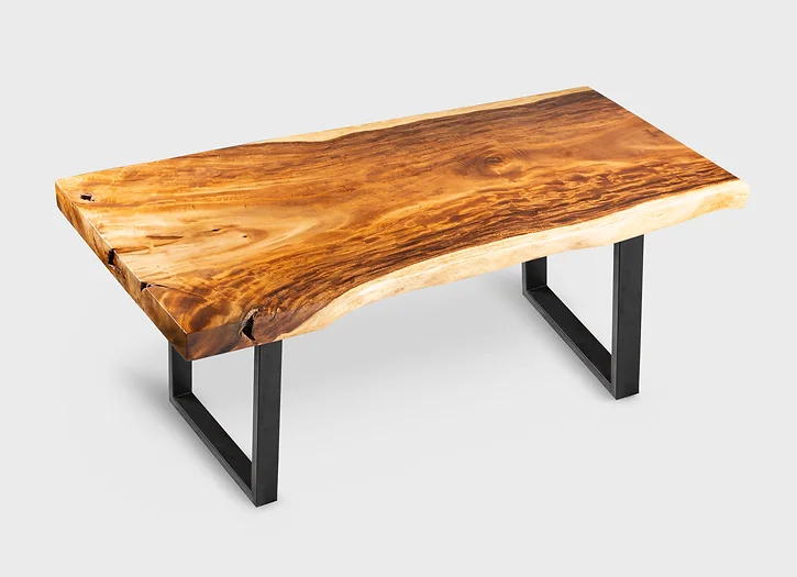 שולחן עץ מלא -סהרה