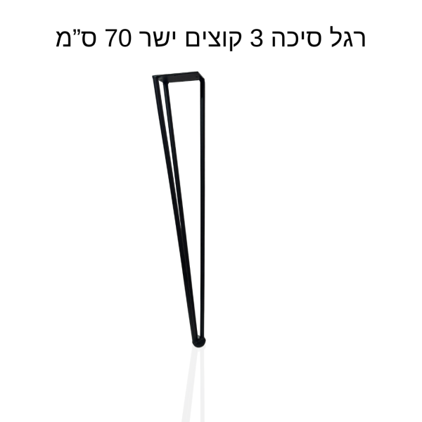 רגל סיכה 3 קוצים ישר 70 ס”מ