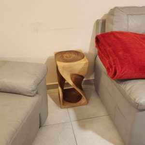 מעמד דקורטיבי סווינג מעץ מלא